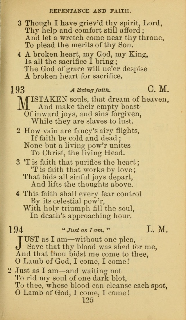 A Collection of Spiritual Hymns: adapted to the Various Kinds of Christian Worship, and especially designed for the use of the Brethren in Christ. 2nd ed. page 127
