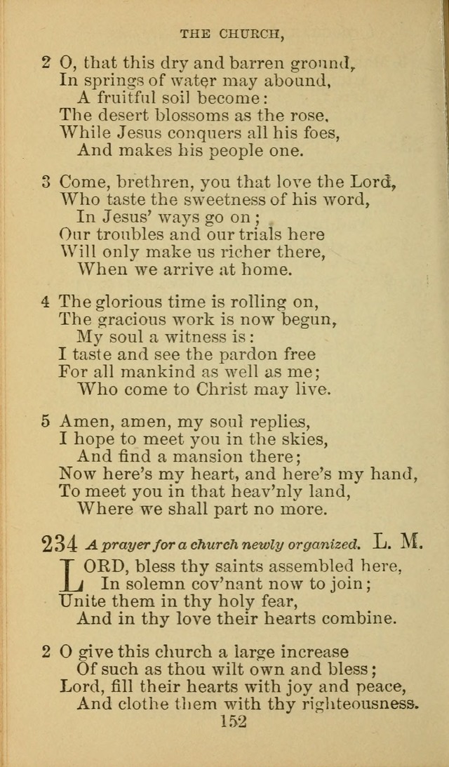 A Collection of Spiritual Hymns: adapted to the Various Kinds of Christian Worship, and especially designed for the use of the Brethren in Christ. 2nd ed. page 154