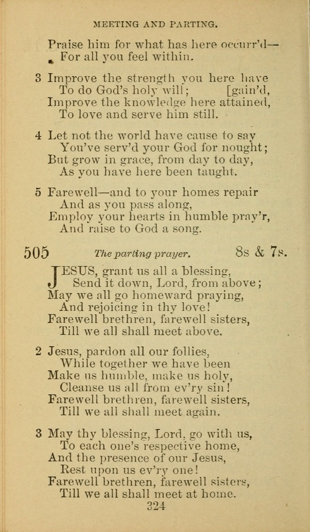 A Collection of Spiritual Hymns: adapted to the Various Kinds of Christian Worship, and especially designed for the use of the Brethren in Christ. 2nd ed. page 182