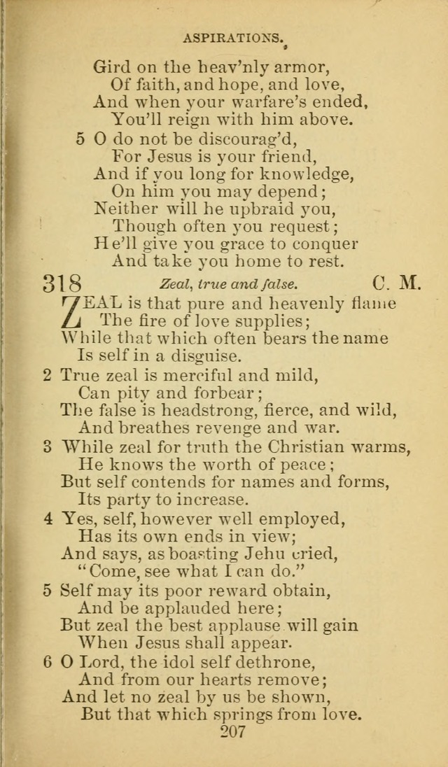 A Collection of Spiritual Hymns: adapted to the Various Kinds of Christian Worship, and especially designed for the use of the Brethren in Christ. 2nd ed. page 209