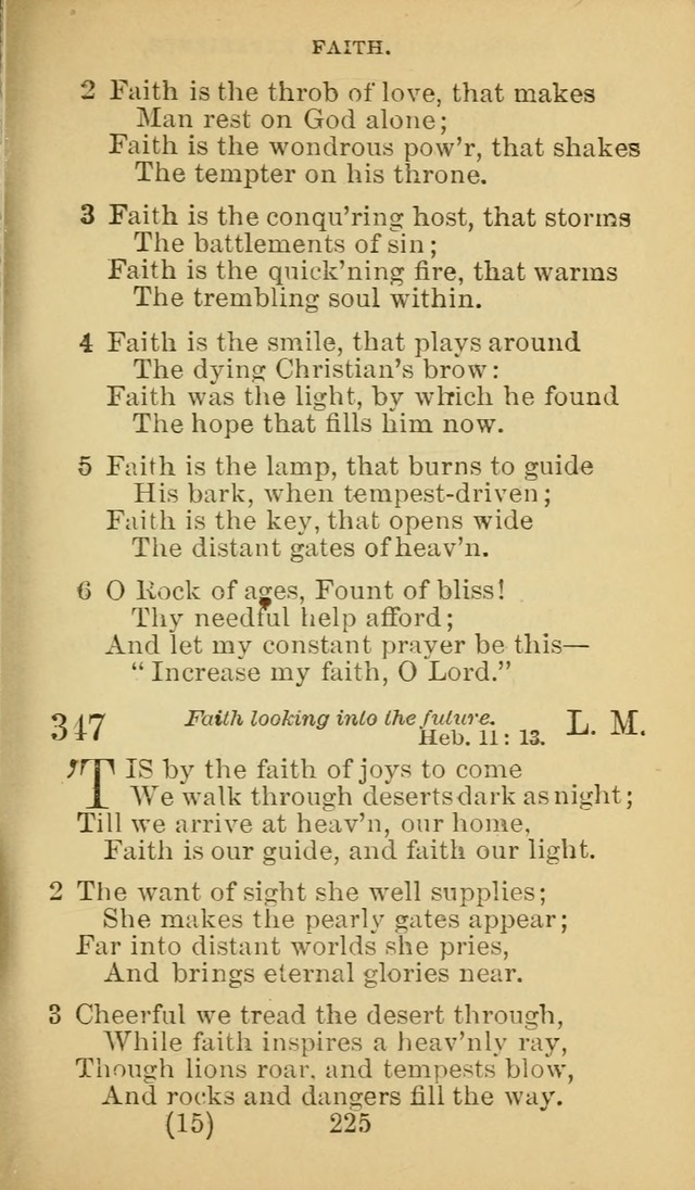 A Collection of Spiritual Hymns: adapted to the Various Kinds of Christian Worship, and especially designed for the use of the Brethren in Christ. 2nd ed. page 227
