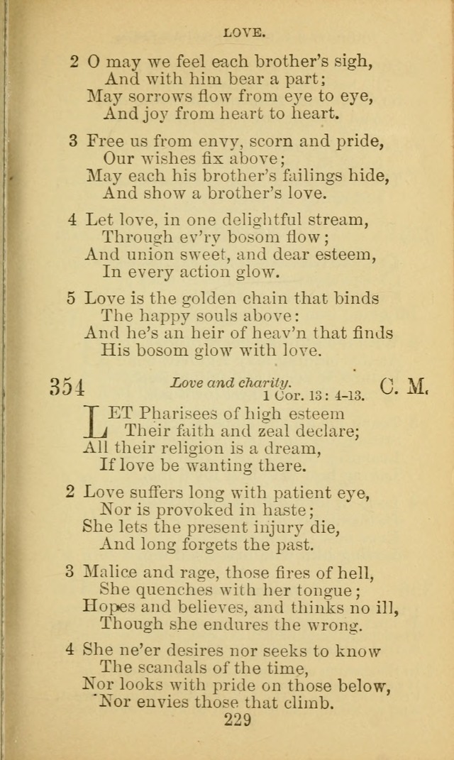 A Collection of Spiritual Hymns: adapted to the Various Kinds of Christian Worship, and especially designed for the use of the Brethren in Christ. 2nd ed. page 231
