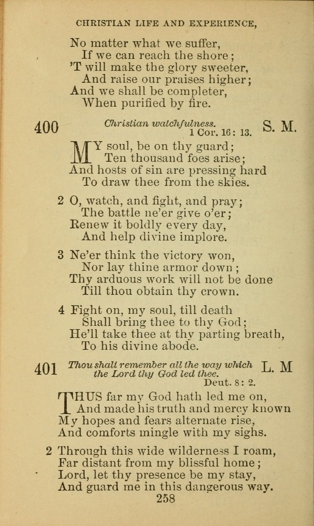 A Collection of Spiritual Hymns: adapted to the Various Kinds of Christian Worship, and especially designed for the use of the Brethren in Christ. 2nd ed. page 260
