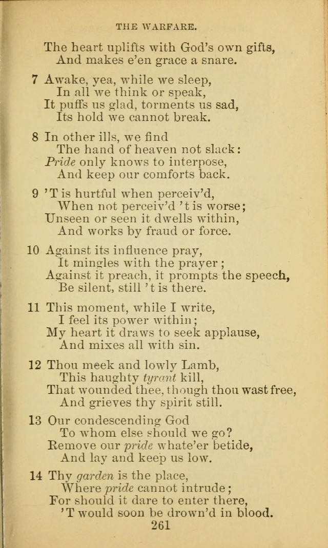 A Collection of Spiritual Hymns: adapted to the Various Kinds of Christian Worship, and especially designed for the use of the Brethren in Christ. 2nd ed. page 263