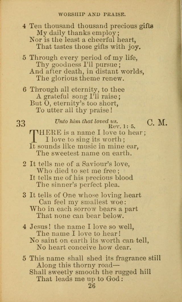 A Collection of Spiritual Hymns: adapted to the Various Kinds of Christian Worship, and especially designed for the use of the Brethren in Christ. 2nd ed. page 28