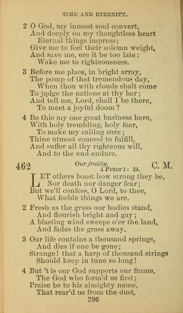 A Collection of Spiritual Hymns: adapted to the Various Kinds of Christian Worship, and especially designed for the use of the Brethren in Christ. 2nd ed. page 298