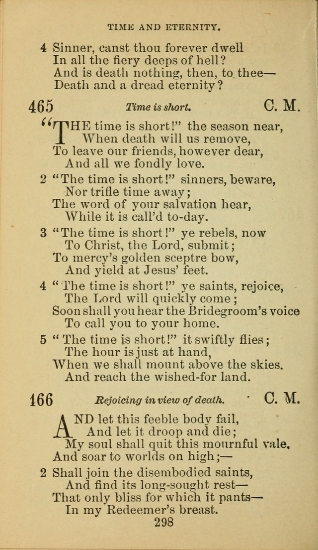 A Collection of Spiritual Hymns: adapted to the Various Kinds of Christian Worship, and especially designed for the use of the Brethren in Christ. 2nd ed. page 300