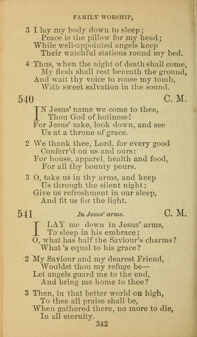 A Collection of Spiritual Hymns: adapted to the Various Kinds of Christian Worship, and especially designed for the use of the Brethren in Christ. 2nd ed. page 344