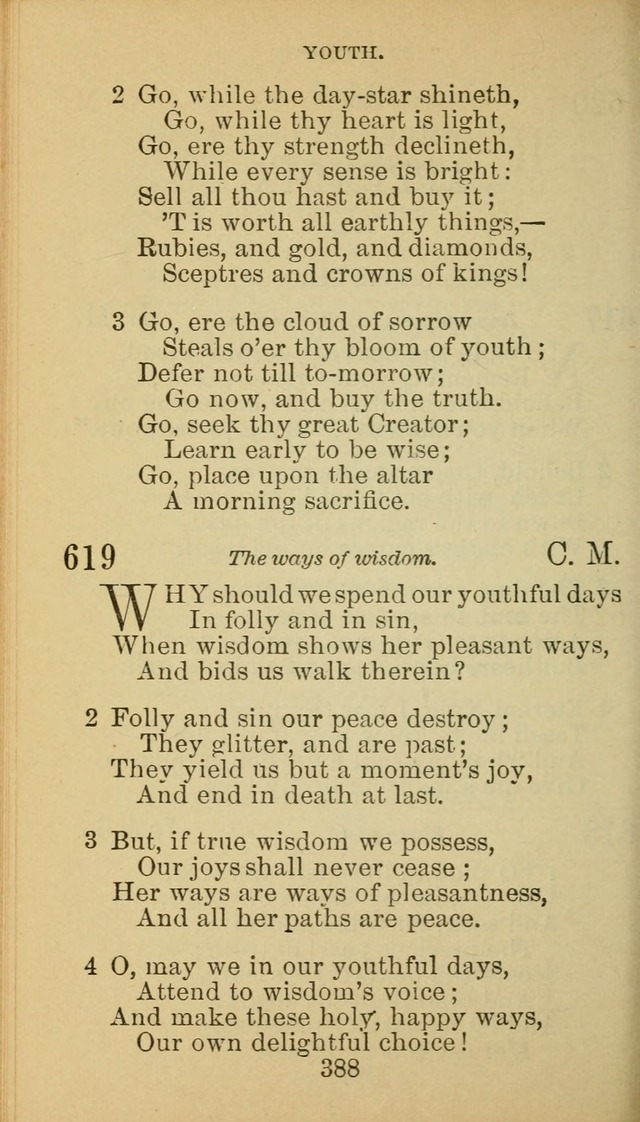 A Collection of Spiritual Hymns: adapted to the Various Kinds of Christian Worship, and especially designed for the use of the Brethren in Christ. 2nd ed. page 390