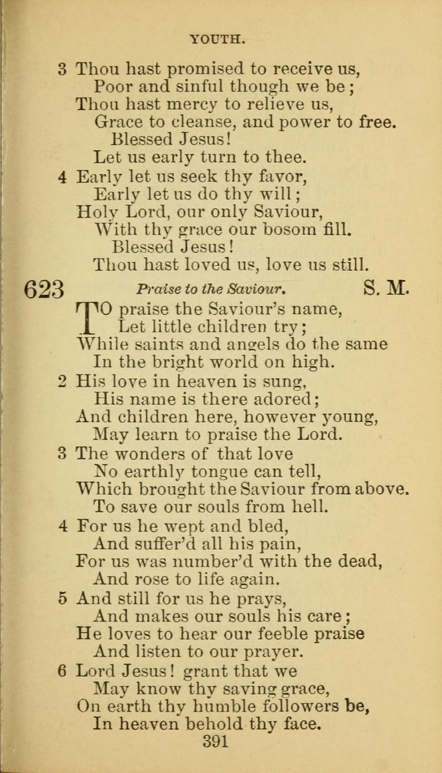 A Collection of Spiritual Hymns: adapted to the Various Kinds of Christian Worship, and especially designed for the use of the Brethren in Christ. 2nd ed. page 393
