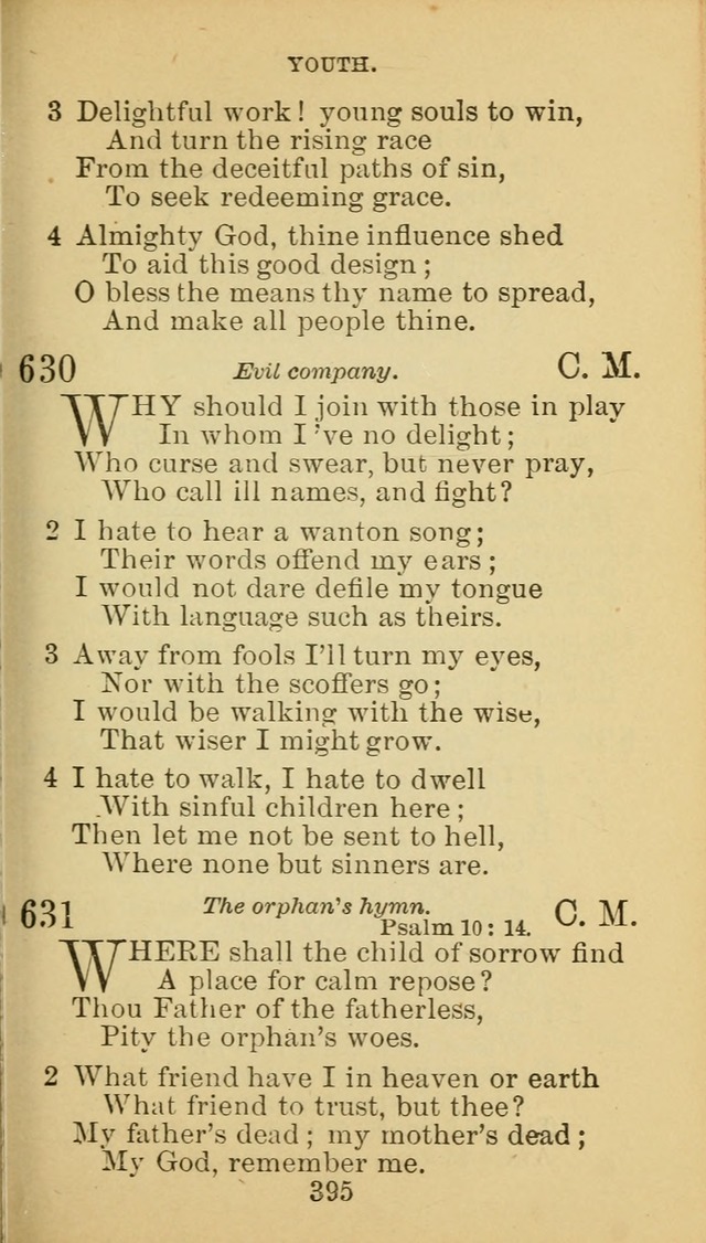 A Collection of Spiritual Hymns: adapted to the Various Kinds of Christian Worship, and especially designed for the use of the Brethren in Christ. 2nd ed. page 397