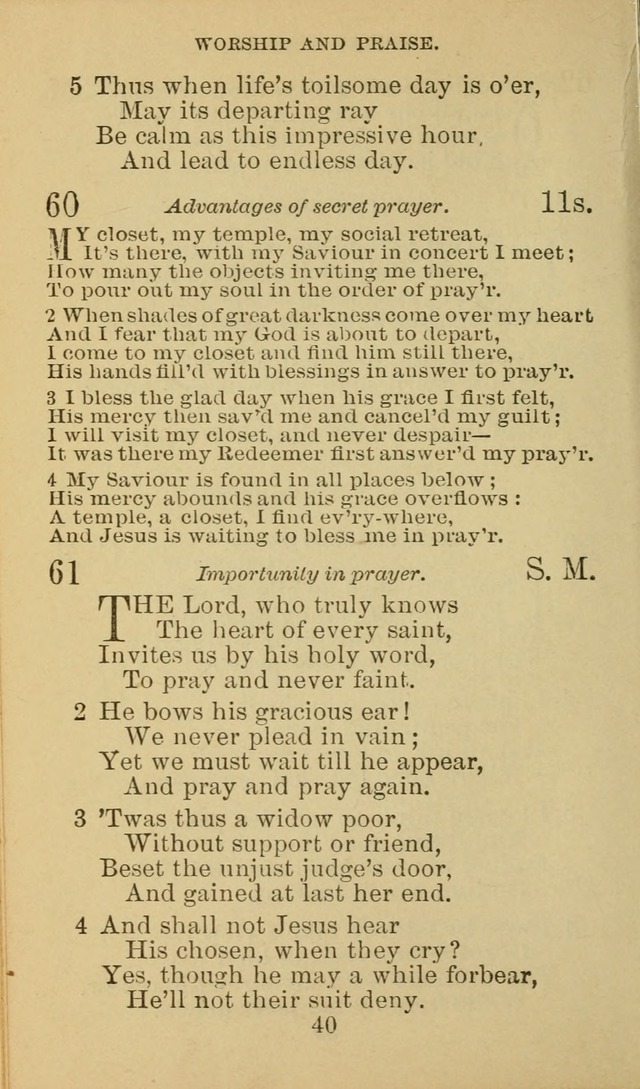 A Collection of Spiritual Hymns: adapted to the Various Kinds of Christian Worship, and especially designed for the use of the Brethren in Christ. 2nd ed. page 42
