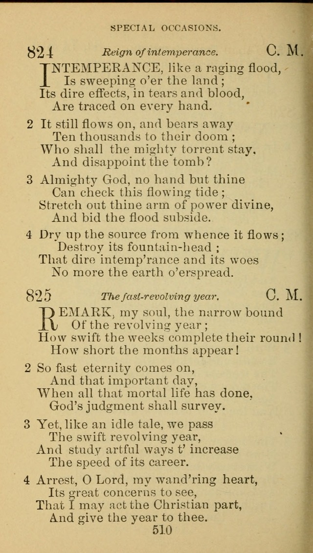 A Collection of Spiritual Hymns: adapted to the Various Kinds of Christian Worship, and especially designed for the use of the Brethren in Christ. 2nd ed. page 516