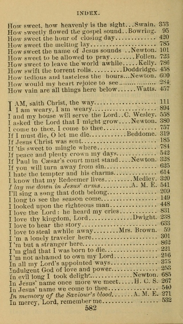 A Collection of Spiritual Hymns: adapted to the Various Kinds of Christian Worship, and especially designed for the use of the Brethren in Christ. 2nd ed. page 586