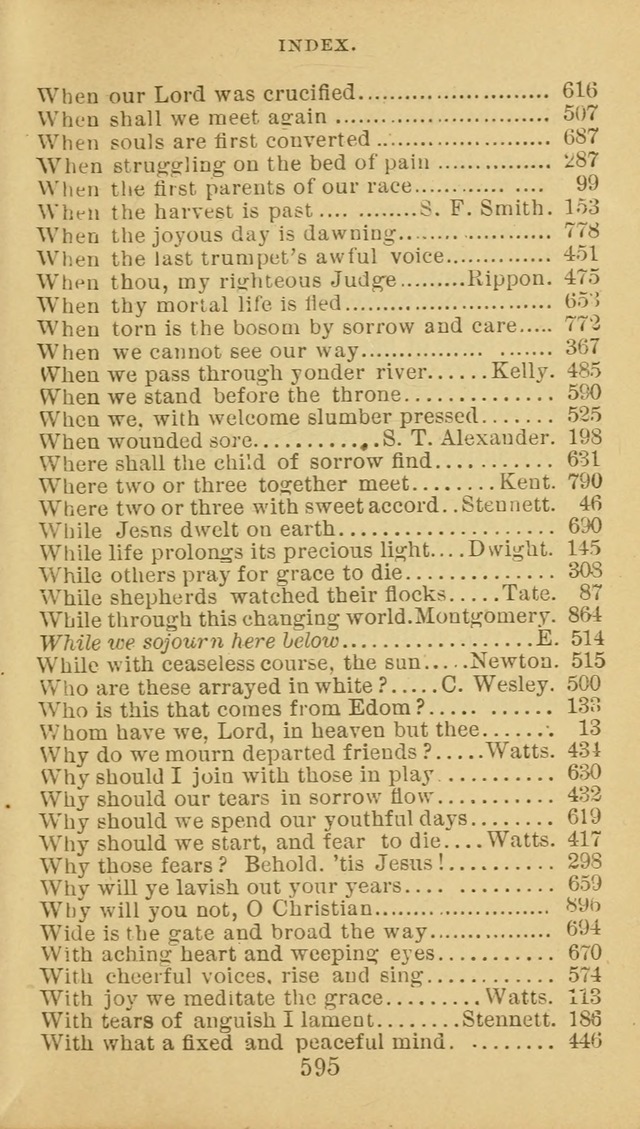 A Collection of Spiritual Hymns: adapted to the Various Kinds of Christian Worship, and especially designed for the use of the Brethren in Christ. 2nd ed. page 599