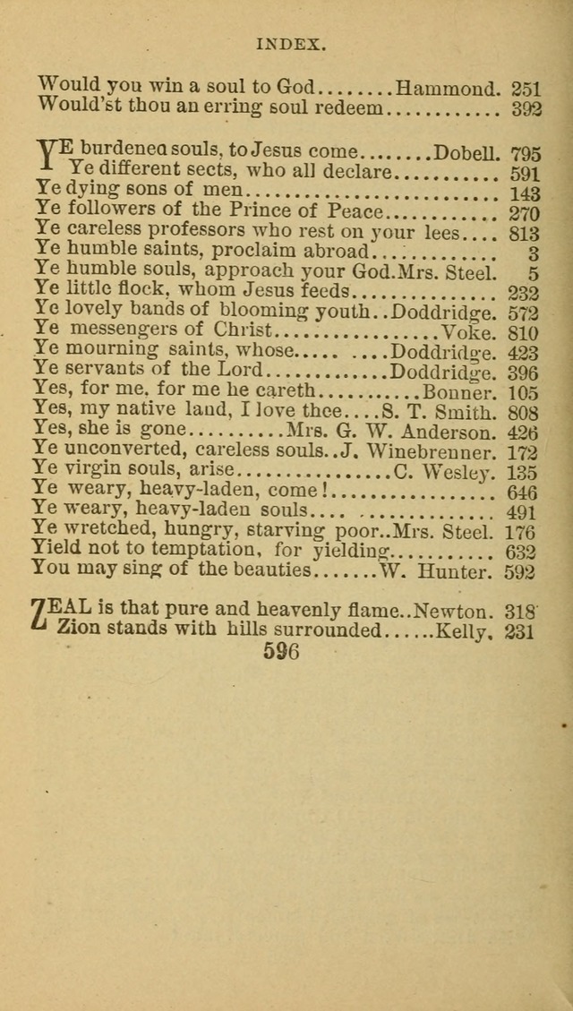 A Collection of Spiritual Hymns: adapted to the Various Kinds of Christian Worship, and especially designed for the use of the Brethren in Christ. 2nd ed. page 600