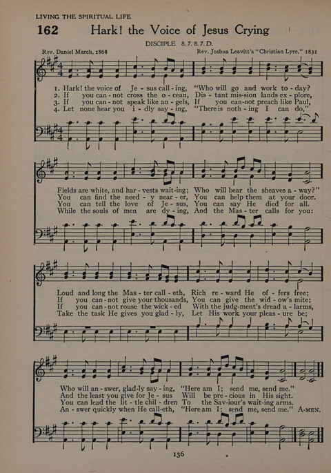 The Church School Hymnal for Youth page 136