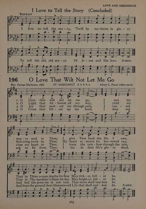 The Church School Hymnal for Youth page 165