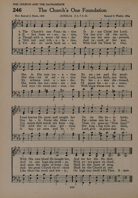 The Church School Hymnal for Youth page 210