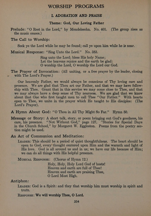 The Church School Hymnal for Youth page 334