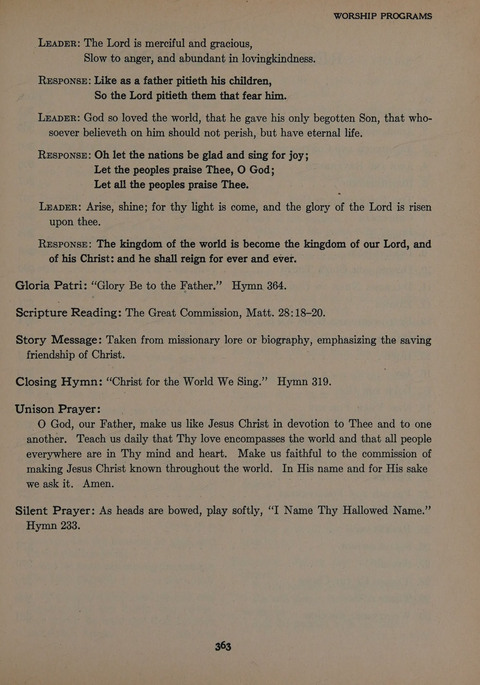 The Church School Hymnal for Youth page 363