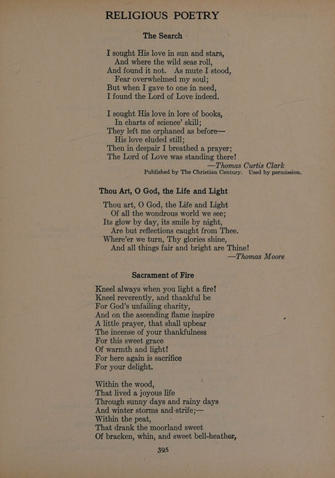 The Church School Hymnal for Youth page 395