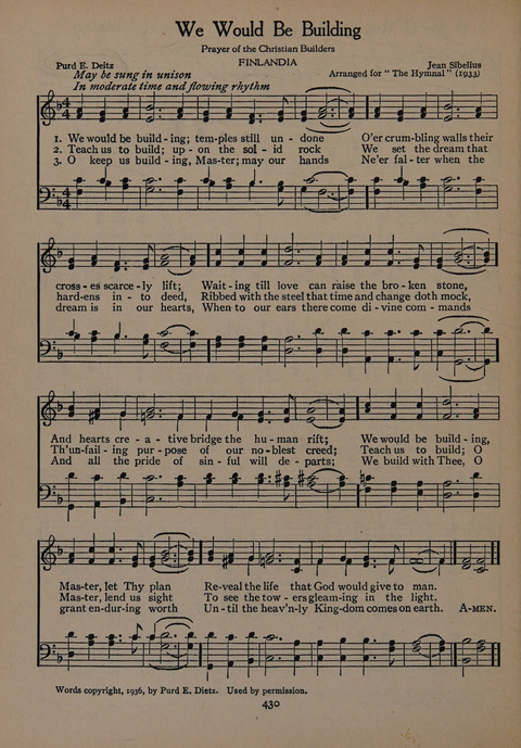 The Church School Hymnal for Youth page 430