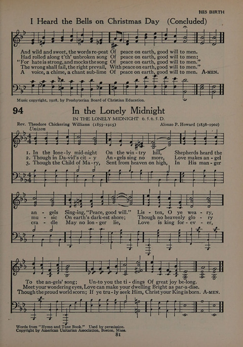 The Church School Hymnal for Youth page 81