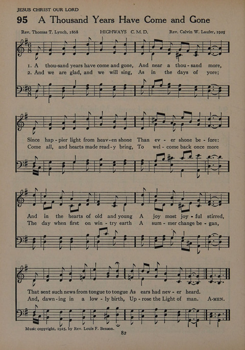 The Church School Hymnal for Youth page 82