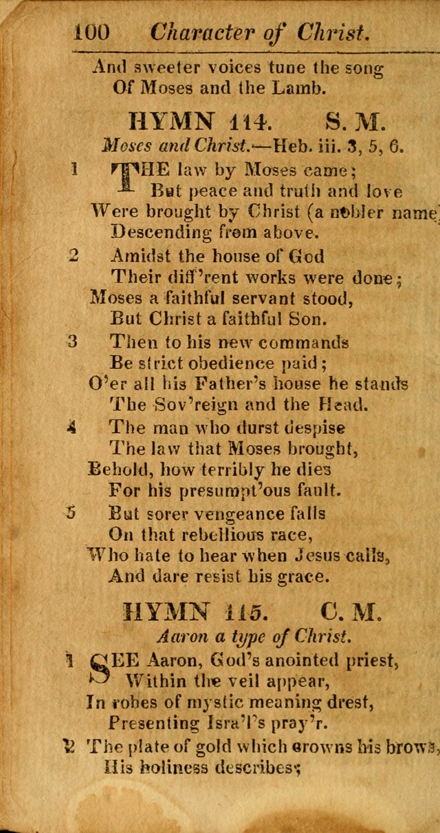 A Choice Selection of Psalms, Hymns and Spiritual Songs for the use of  Christians page 101