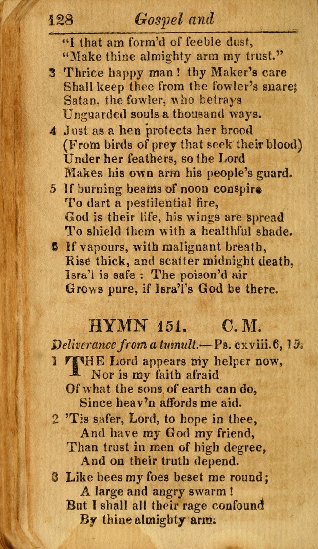 A Choice Selection of Psalms, Hymns and Spiritual Songs for the use of  Christians page 129