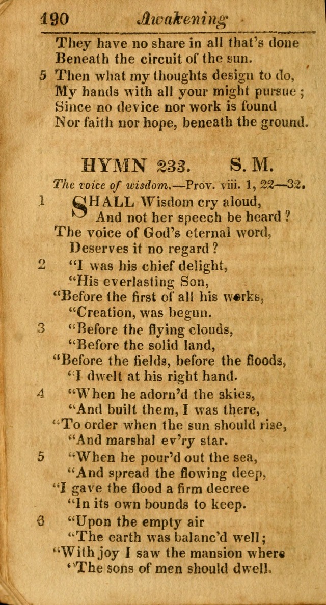 A Choice Selection of Psalms, Hymns and Spiritual Songs for the use of  Christians page 187