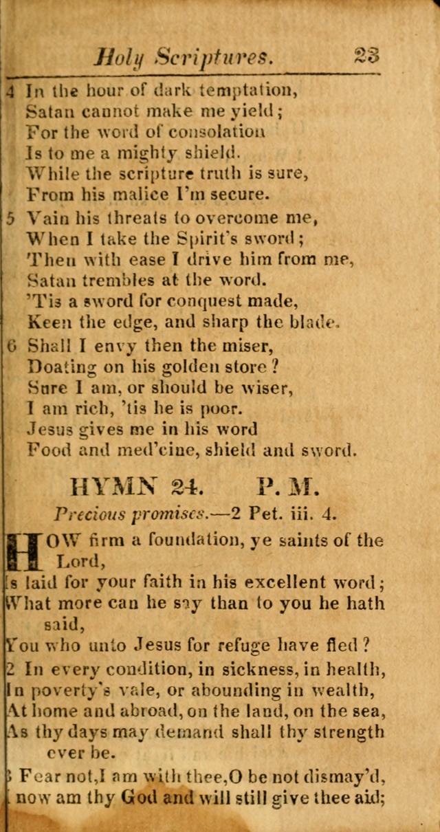 A Choice Selection of Psalms, Hymns and Spiritual Songs for the use of  Christians page 24