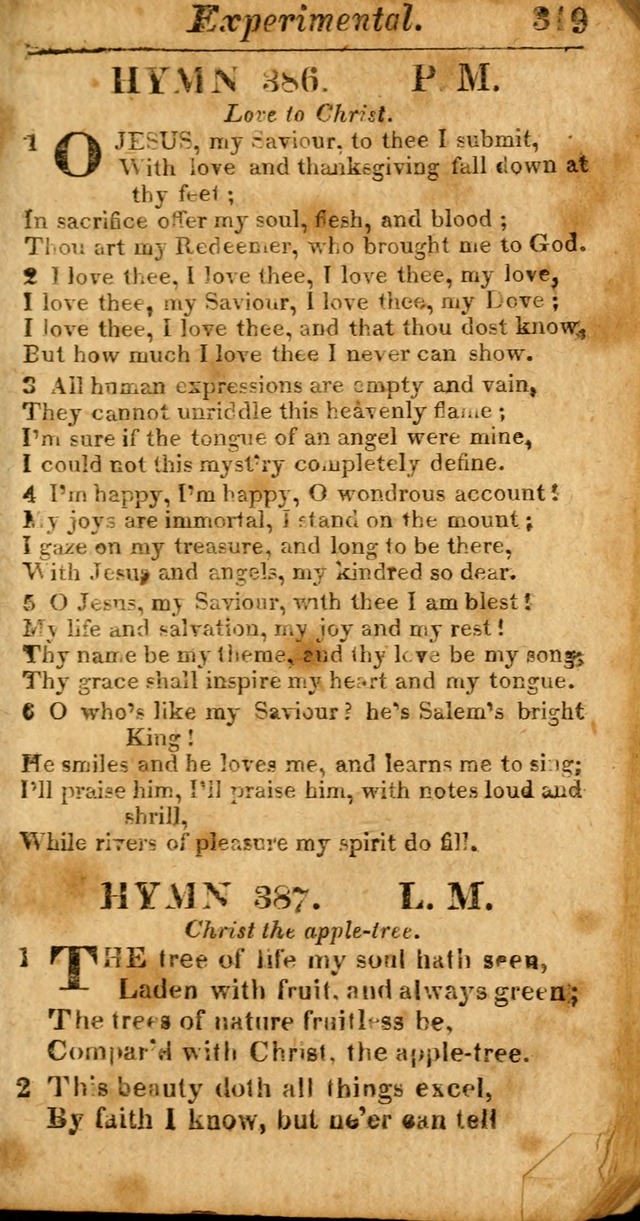 A Choice Selection of Psalms, Hymns and Spiritual Songs for the use of  Christians page 312