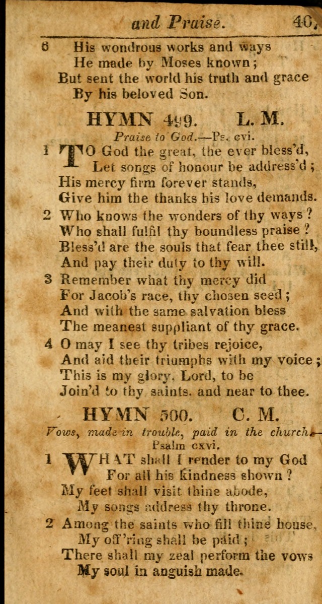 A Choice Selection of Psalms, Hymns and Spiritual Songs for the use of  Christians page 400