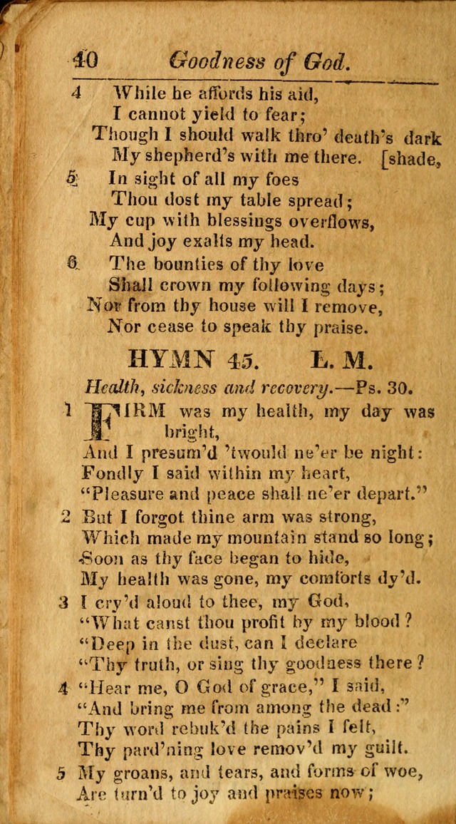 A Choice Selection of Psalms, Hymns and Spiritual Songs for the use of  Christians page 41