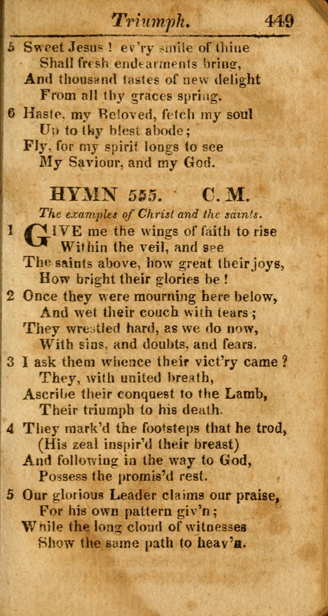 A Choice Selection of Psalms, Hymns and Spiritual Songs for the use of  Christians page 442