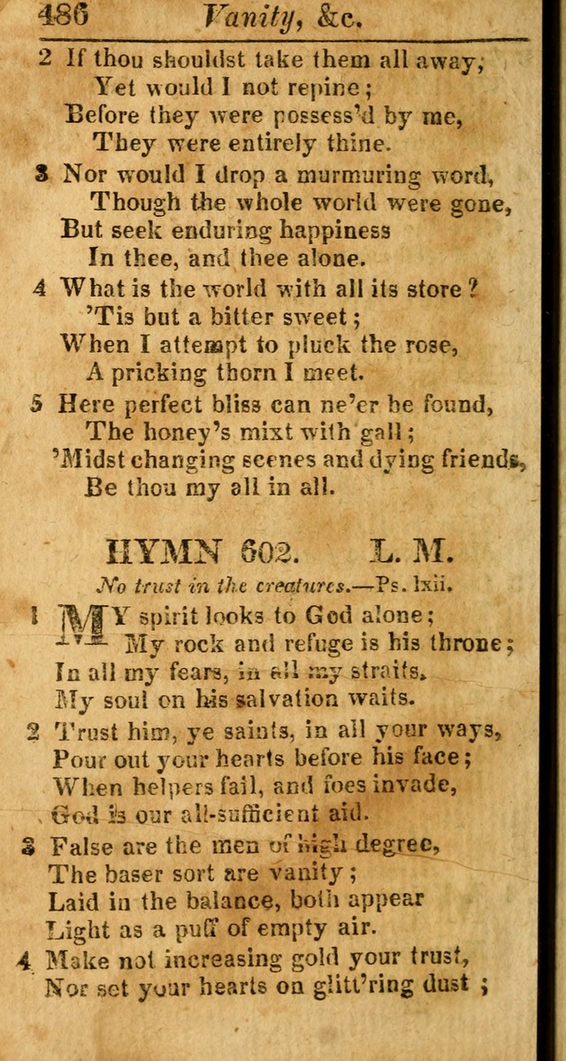 A Choice Selection of Psalms, Hymns and Spiritual Songs for the use of  Christians page 479