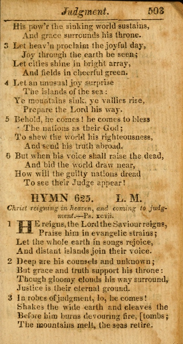 A Choice Selection of Psalms, Hymns and Spiritual Songs for the use of  Christians page 496