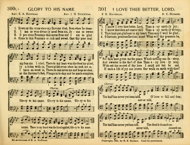 Christ in Song: for all religious services nearly one thousand best gospel hymns, new and old with responsive scripture readings (Rev. and Enl.) page 203