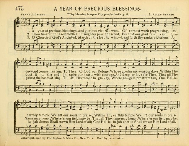 Christ in Song: for all religious services nearly one thousand best gospel hymns, new and old with responsive scripture readings (Rev. and Enl.) page 267