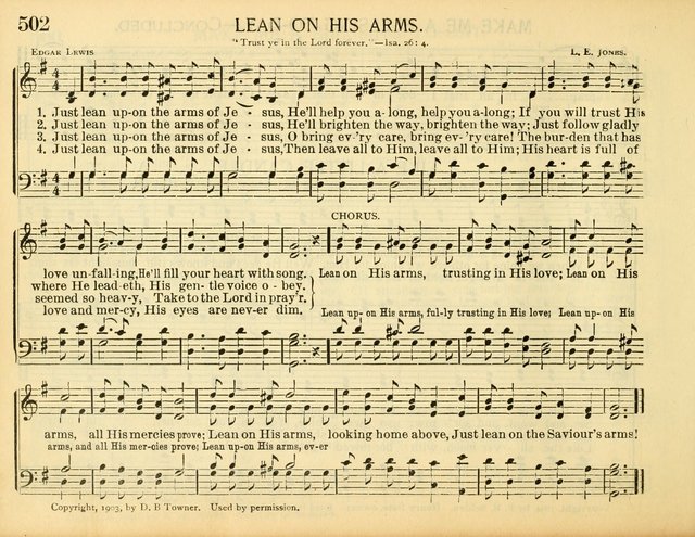 Christ in Song: for all religious services nearly one thousand best gospel hymns, new and old with responsive scripture readings (Rev. and Enl.) page 294