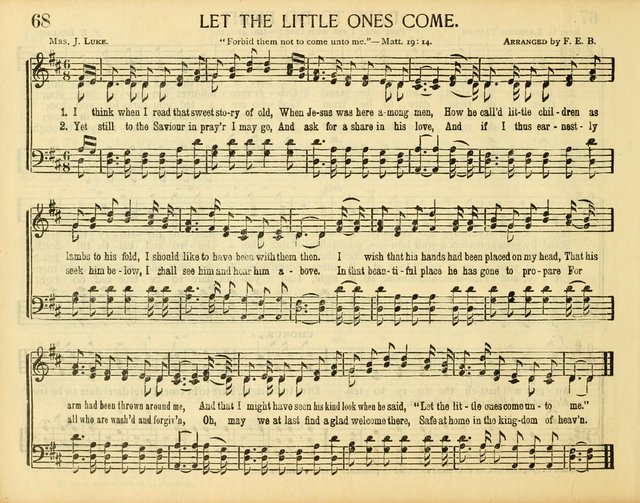 Christ in Song: for all religious services nearly one thousand best gospel hymns, new and old with responsive scripture readings (Rev. and Enl.) page 68