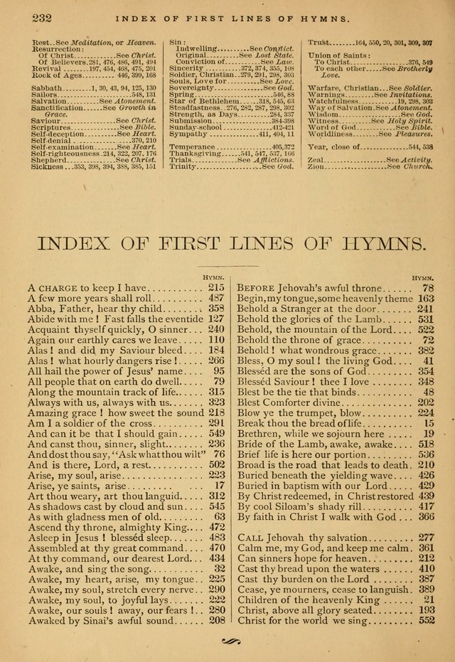 The Calvary Selection of Spiritual Songs: with music for use in social meetings. page 232