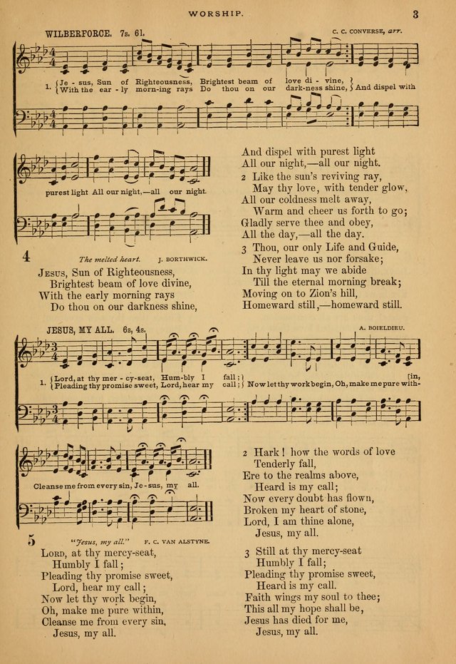 The Calvary Selection of Spiritual Songs: with music for use in social meetings. page 3