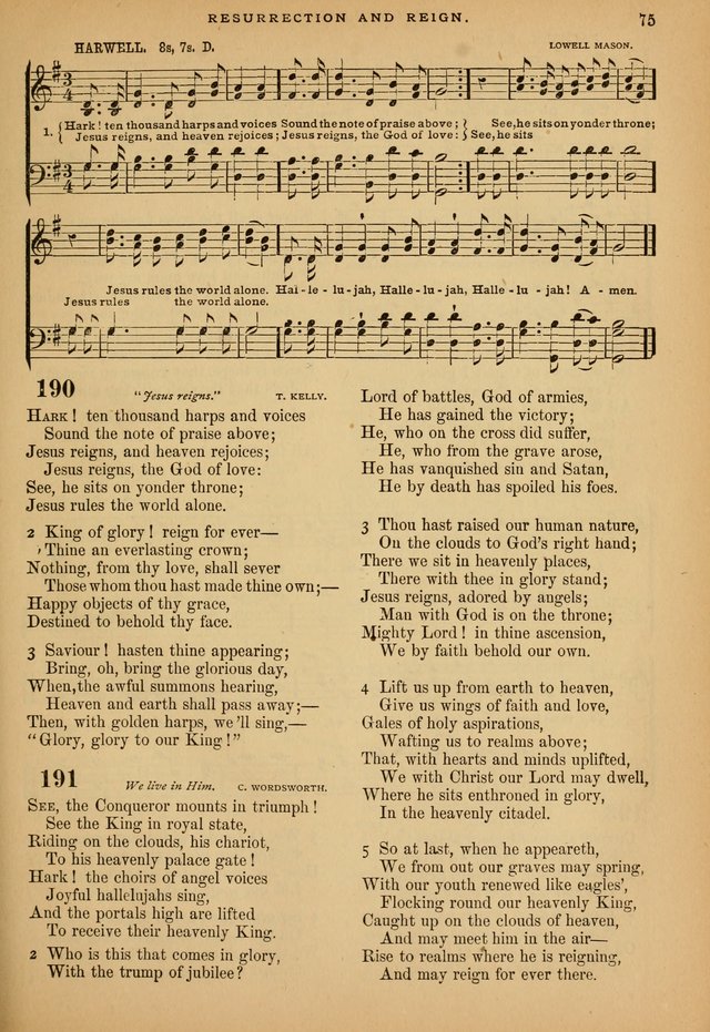 The Calvary Selection of Spiritual Songs: with music for use in social meetings. page 75