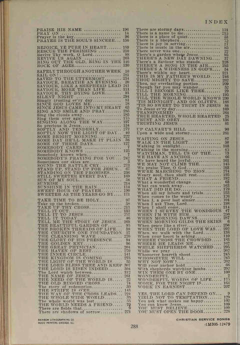 Christian Service Songs page 286