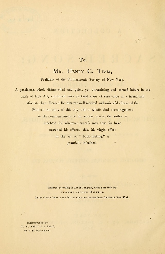 A Collection of Sacred Song: being an eclectic compilation for the use of churches, families and schools... (2nd ed.) page 9