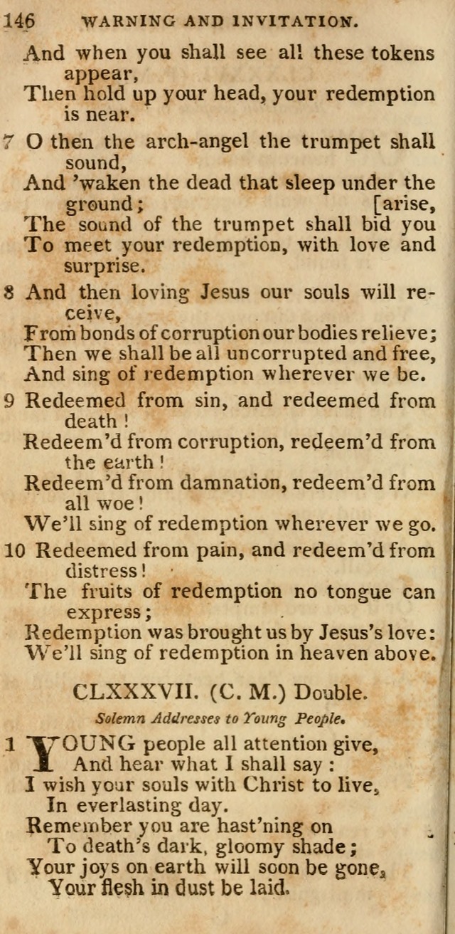 The Cluster of Spiritual Songs, Divine Hymns and Sacred Poems: being chiefly a collection (3rd ed. rev.) page 146