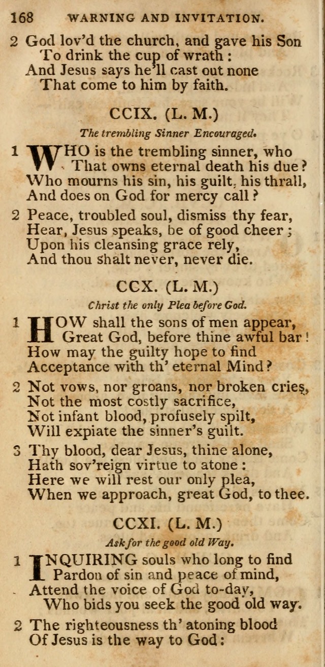 The Cluster of Spiritual Songs, Divine Hymns and Sacred Poems: being chiefly a collection (3rd ed. rev.) page 168